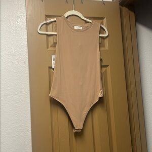 Aritzia clay/biege bodysuit